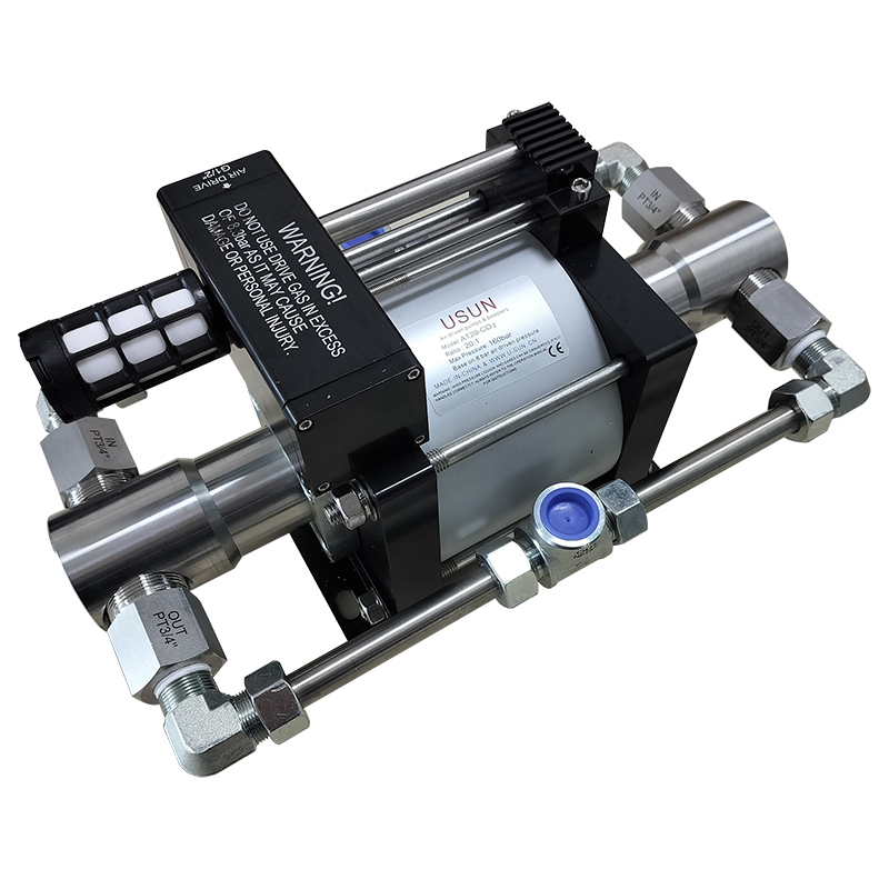 USUN Model:AT20-CO2 50-150 Bar out High flow air driven liquid CO2 pressure transfer pump 