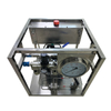 USUN Model:US-AH Customized stainlss steel frame pneumatic driven hydraulic pressure testing pump system 