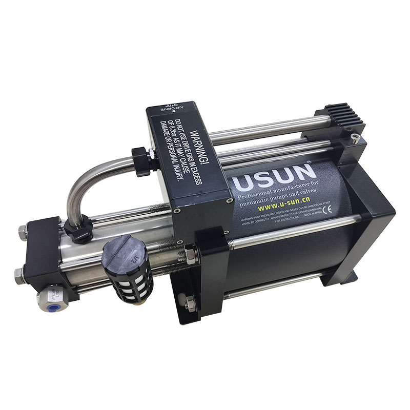 USUN Model:GB 160mm driven single action air driven gas booster pump for refilling gas cylinder 