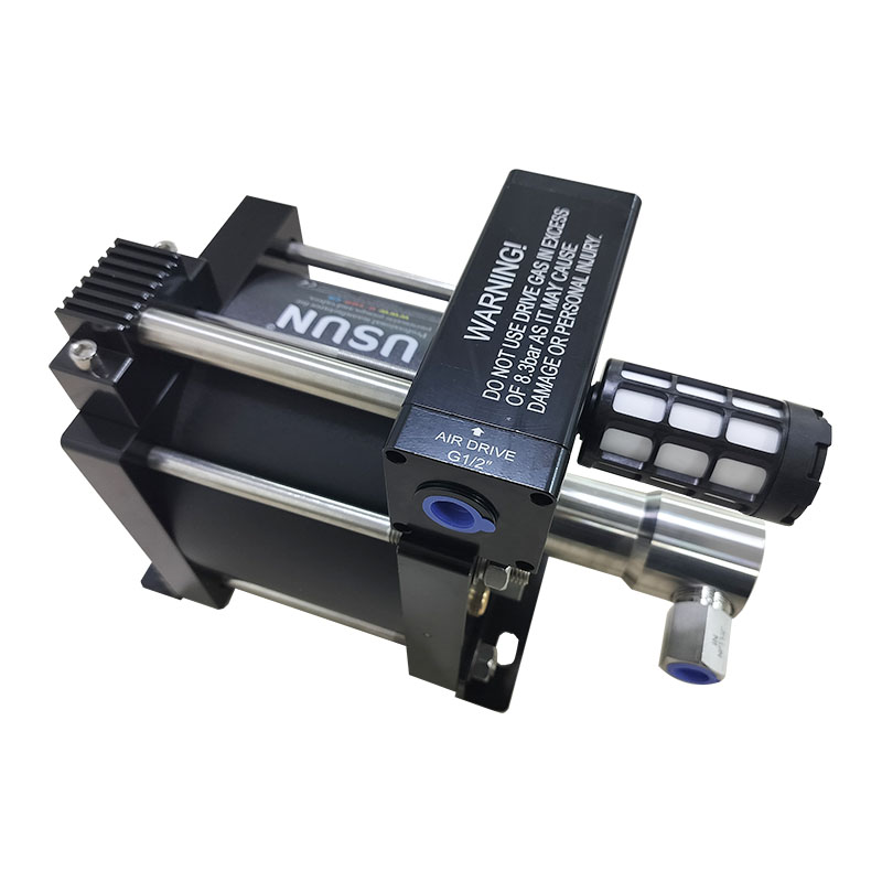 USUN Model:AH Middle size 160MM driven ,single head air driven hydraulic pump for hydrostatic testing 