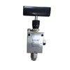 USUN Model: HS30126-F High pressure replaceable seat Angle type Micro metering flow adjustment needle valve 