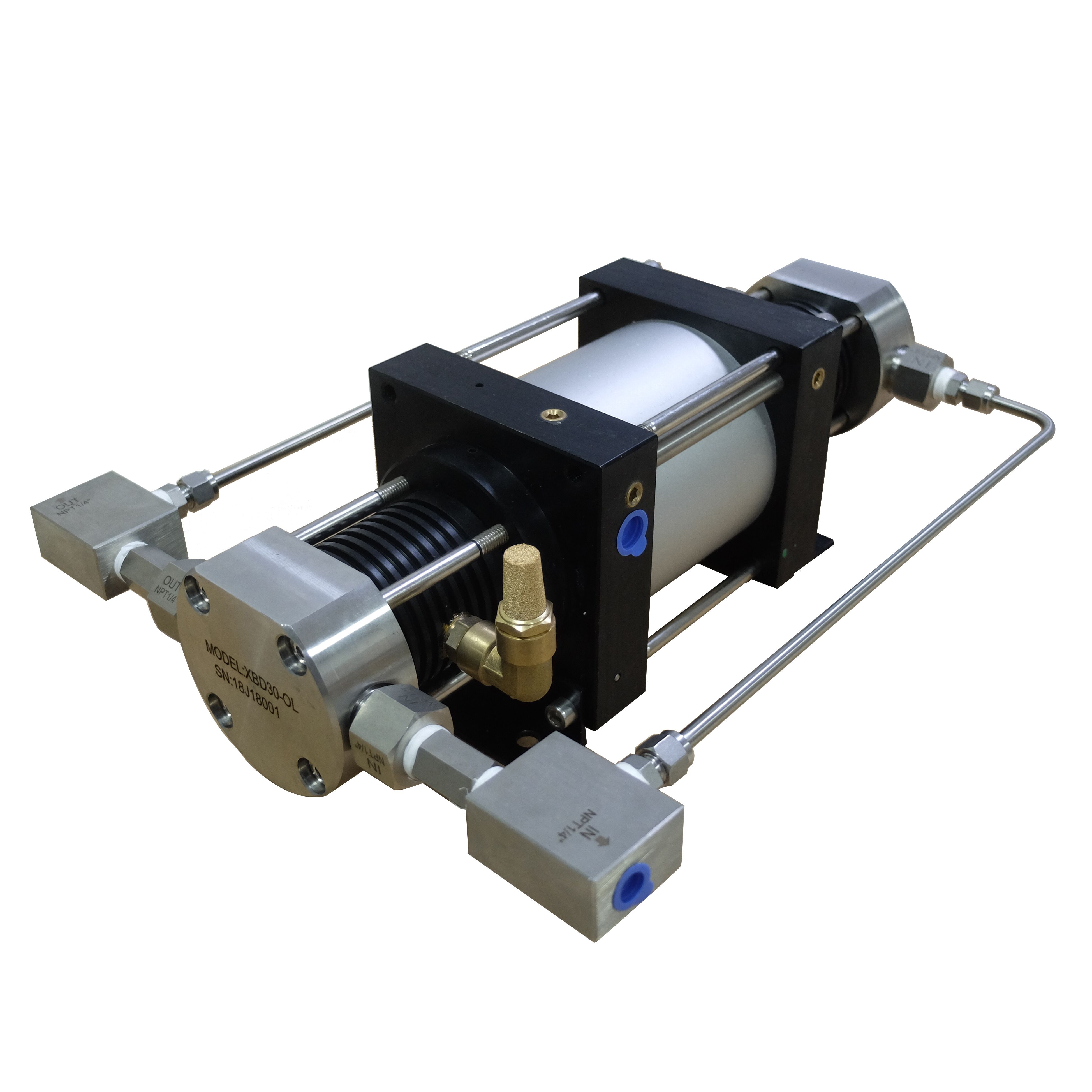 USUN Model:XBD30-OL Small size light weight double action oxygen gas booster pump for diving rebreather 