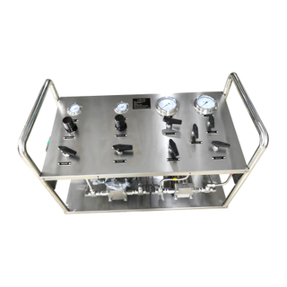 USUN Model:US-GB02T-2 Dual Air Driven Gas Booster Pump System with Two Pumps inside of Cabinet 