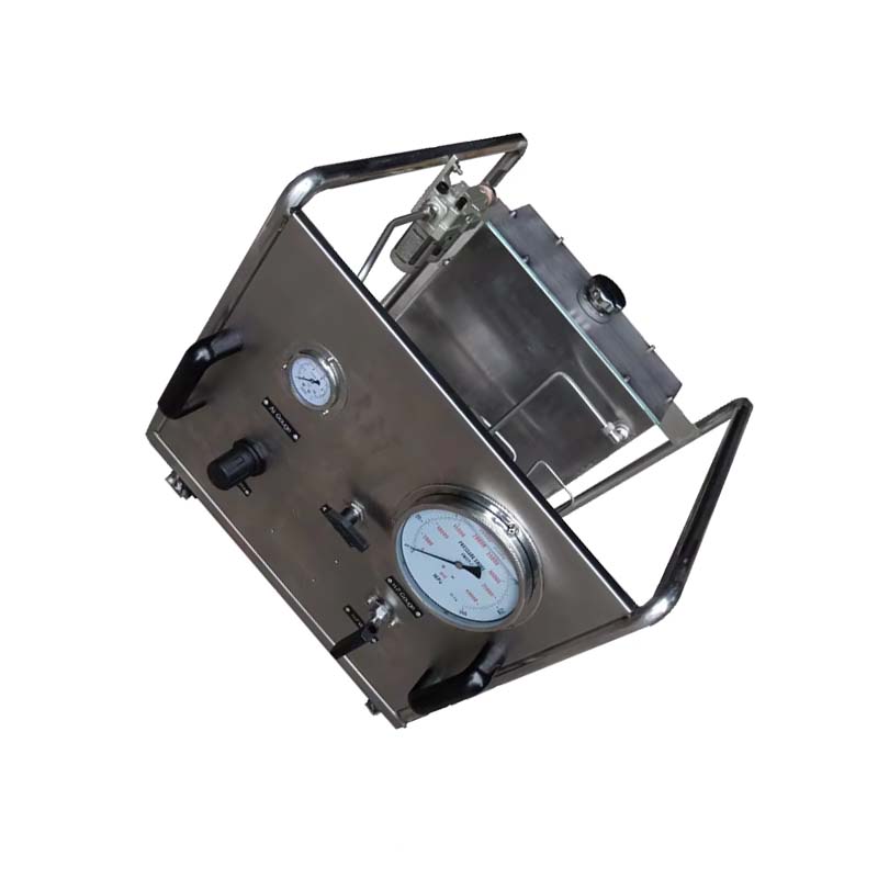 USUN Model:US-AT-A Middle Size 160MM Driven Double Acting Pneumatic Hydrostatic Test Pump Stand for Hose Or Tubes Leakage Testing 