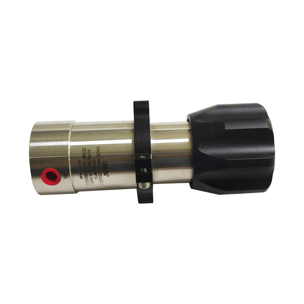​USUN Brand Model :PGV1SLFNPT4 Similar Tescom 316L FNPT1/4'' Adjustable 200-10000PSI Back Pressure Valve for Control Backflow 