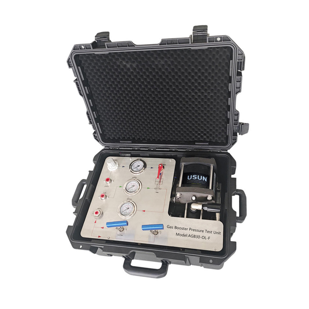 New Arrivals USUN Model:AGB30-OL -F Max.300 Bar Output Portable Air Driven Oxygen Gas Booster Pressure Test Unit 