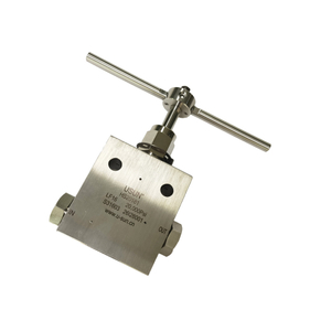 USUN Model:HS20181 Stainless Steel 316 2-way Straight Type High Pressure 1'' Connecting Manual Needle Valve for Hydrogen Industry