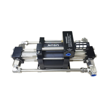 USUN Model:AT10-CO2 20-80 Bar Output Stainless steel piping Double Acting Faster Refilling Air Driven Liquid CO2 Transfer Pump for Fire Extinguisher