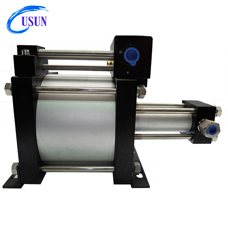 USUN Model:AB15 15:1 pressure ratio single action pneumatic air booster pump for cylinder leakage testing 
