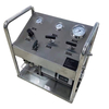 USUN Model:US-2GB 160mm driven double head driven single action high pressure nitrogen gas booster pump system for valve testing 