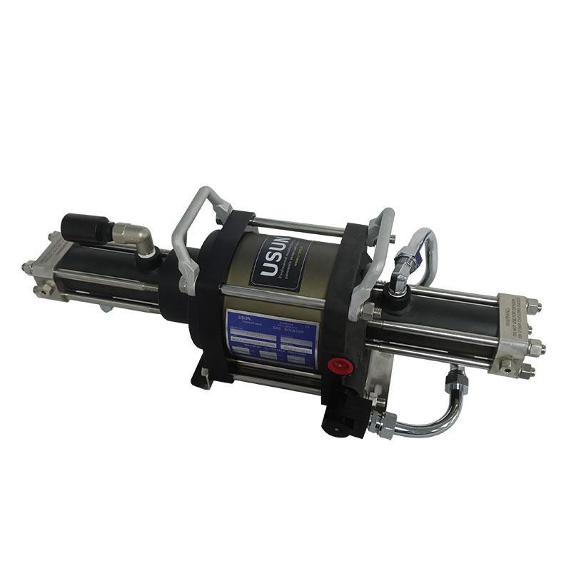 USUN Model:AGBD 6 inch driven diameter high quality double action air driven high pressure gas booster pump for gas cylinder refilling 