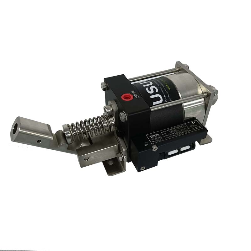 High quality USUN Model:M-S Mini small portable pneumatic driven liquid pump with manual handle function 