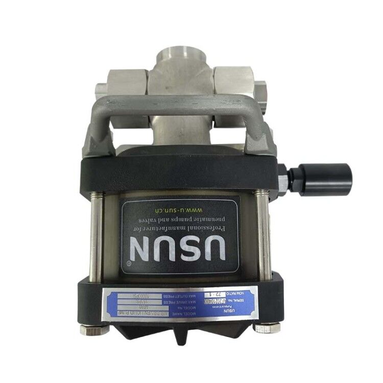 Top quality USUN Model:AF middle size pneumatic driven high pressure hydraulic testing pump for vessel or cylinder testing 