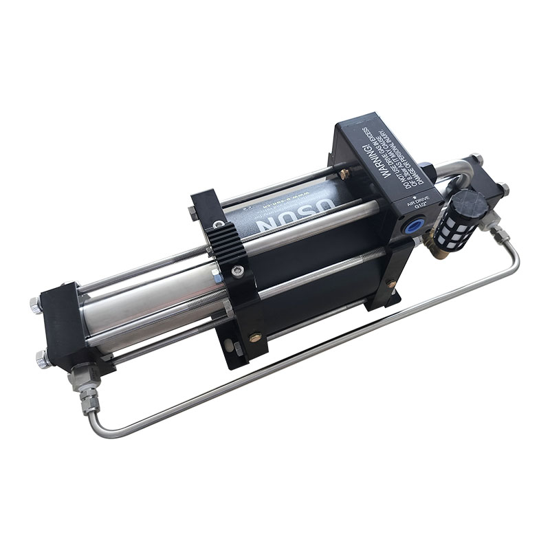 USUN Model:GBT 160mm driven double stage pneumatic gas booster pump for pressure testing 