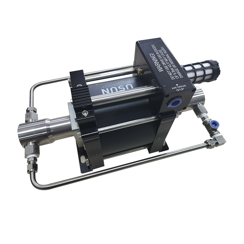 USUN Model:AT Middle size 160MM driven double acting pneumatic driven hydraulic test pump 