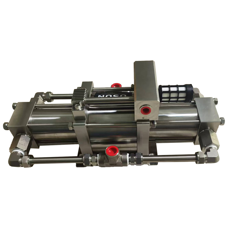 Customized USUN Model:AT04 Stainless Steel 316 Drive Maximum 30 Bar Output Pipeline Pneumatic Driven Hydro Test Pump for Hose or Tubes