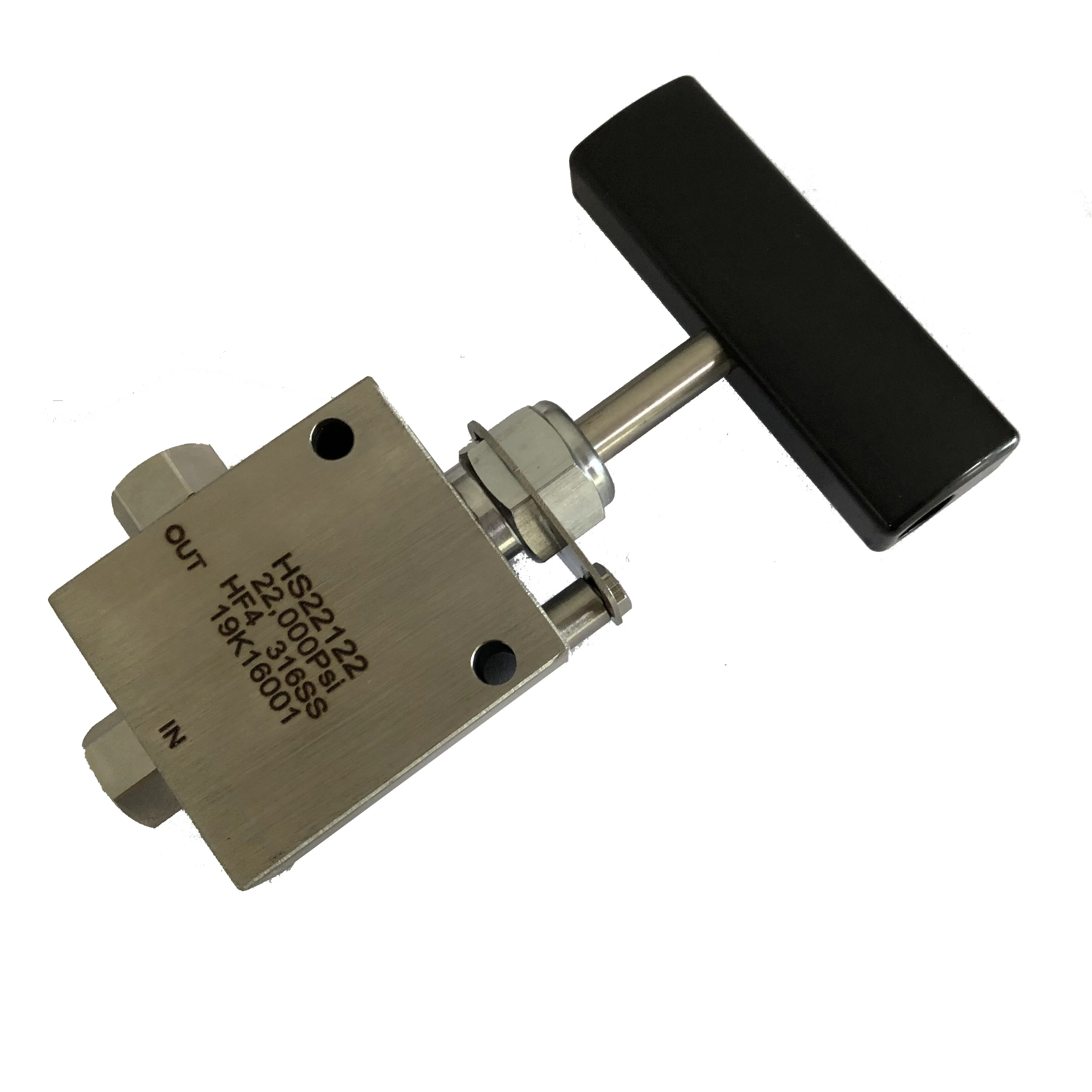 USUN Model: HS20121 -F 20K PSI Similar HIP brand Micro metering high pressure stainless steel needle valve 