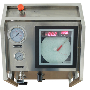 USUN Model:US-AT-C High pressure double action air driven hydraulic or oil pump system with circular chart recorder for oil and gas industry 