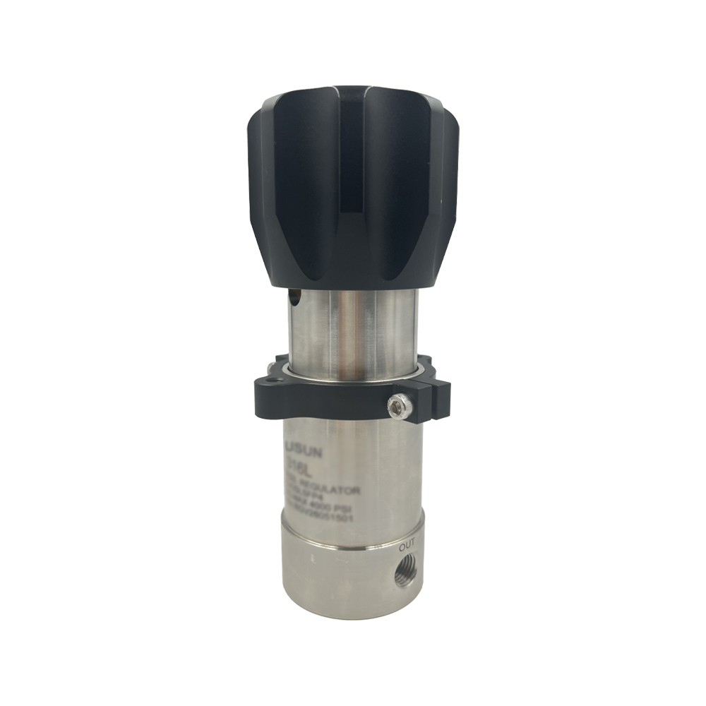 ​USUN Brand Model :PGV5SSFNPT4 Similar Tescom Stainless Steel 316 NPT1/4'' Max.1500PSI Back Pressure Valve for Control in Gas And Liquid Pipelines Backflow 