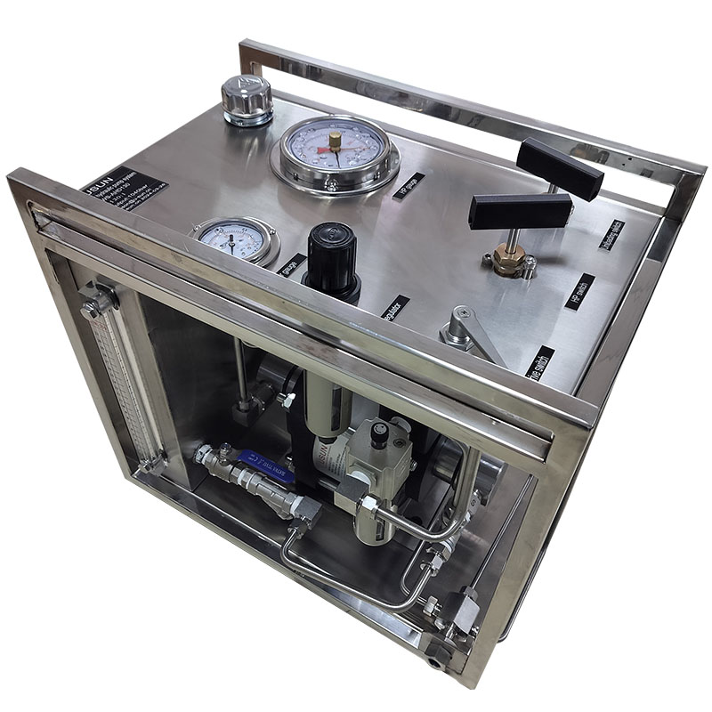 USUN Model:WS-AHD Type Doube Acting Air Driven Hydraulic Pump Unit/System for Pressure Vessel Testing