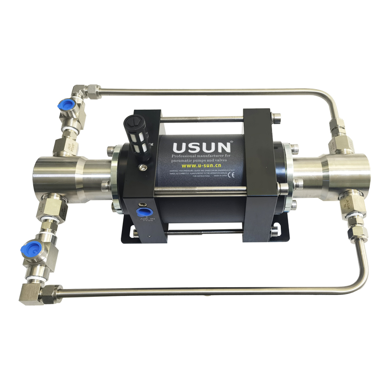 USUN Model:XT10/XT16/XT25 Double Acting 100MM Driven Protable Pneumatic Driven Hydraulic Test Pump 