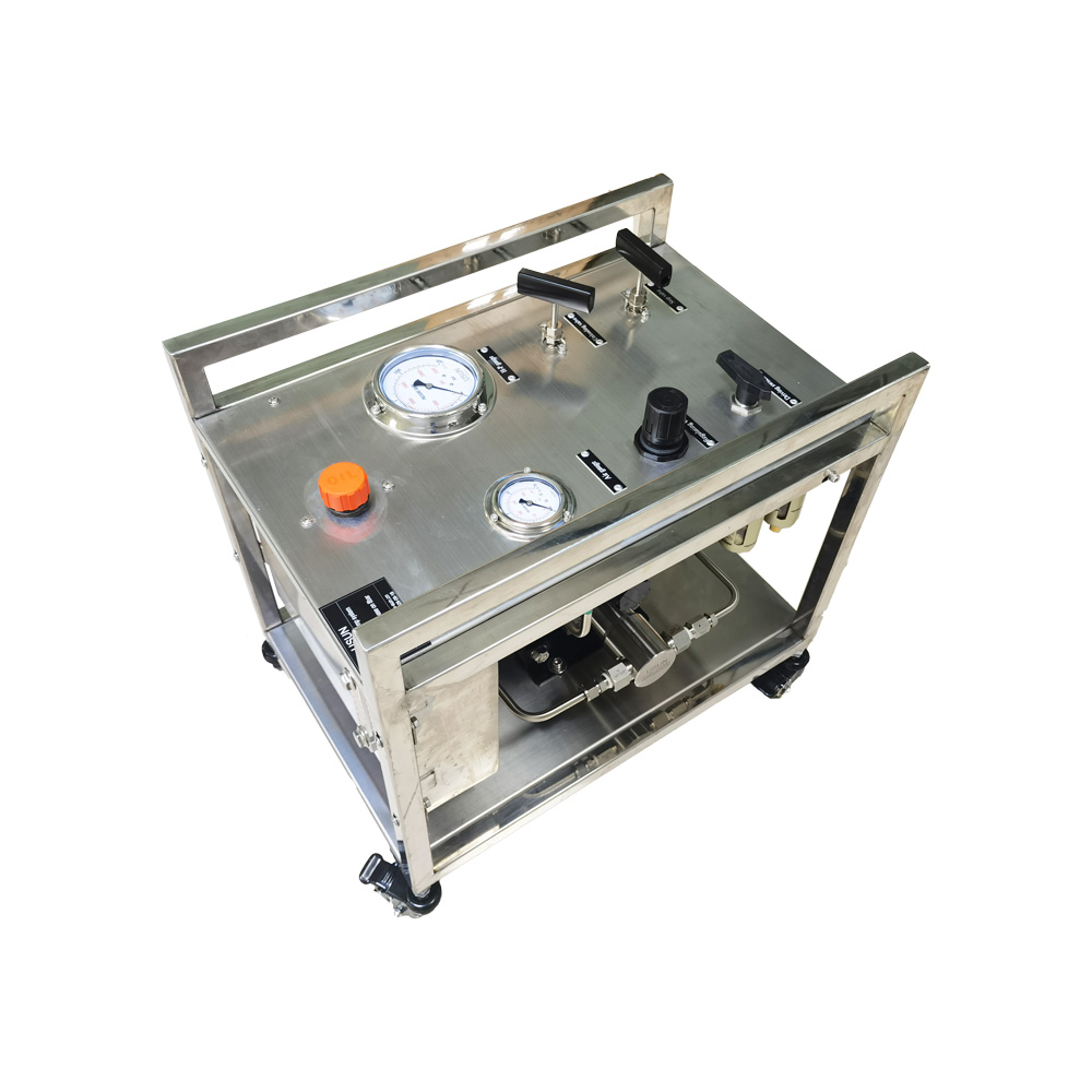 USUN Model:WS-AH Middle Size 160MM Driven ,single Head Air Driven Hydraulic Test Pump Unit for Hose /pipes And Tubes Testing 