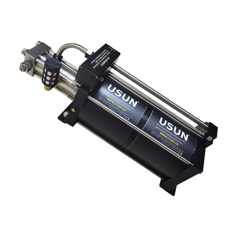 USUN Model:2GB150 160mm Driven Single Action Two Head Driven High Pressure Nitrogen Gas Booster Pump 