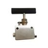 USUN Model:HS100121 O.D.1/4''100,000 PSI High Pressure 2-Way Straight Stainless Steel Manual Needle Valve 