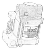 Top Quality USUN Model:S Single Drive Single Action Maximator Equivalent Air Driven Oil Pressure Transfer Pump 