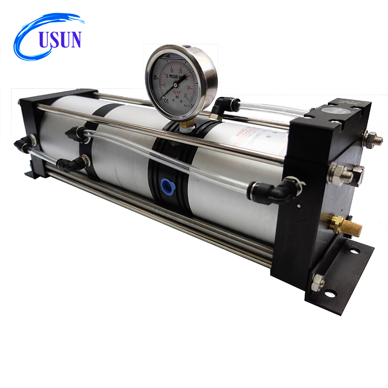 USUN Model:AB03 8--24 Bar output 100 MM driven cost effective air driven air pressure booster pump 