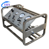 USUN Model:US-GBT 160mm driven double stage pneumatic gas booster pump system with pressure gauges ,valves and fittings 