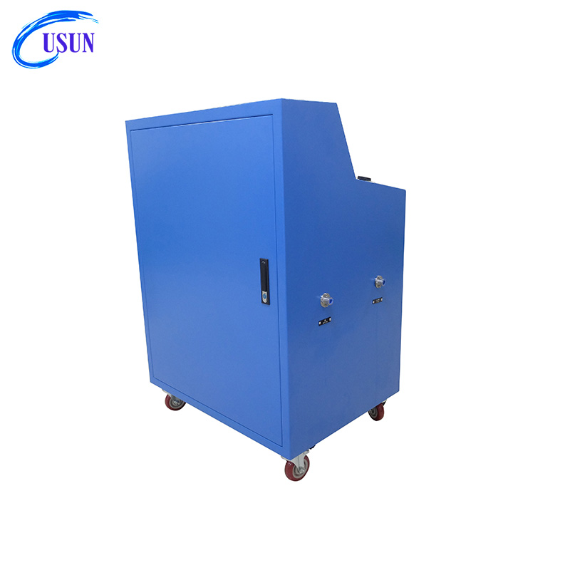 USUN Model:US-GBD 160mm driven blue cabinet dual air gas booster pump station for gas cylinder transferring 