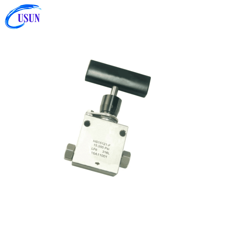 USUN Model: HS20121 -F 20K PSI Similar HIP brand Micro metering high pressure stainless steel needle valve 