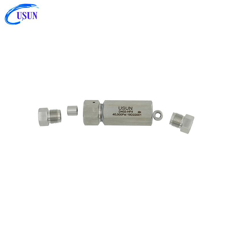 USUN Model: D202 20K PSI Similar Butech high pressure stainless steel ball check valve for test bench equipment 