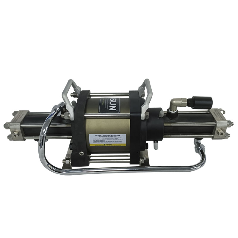 USUN Model:AGBD 6 inch driven diameter high quality double action air driven high pressure gas booster pump for gas cylinder refilling 