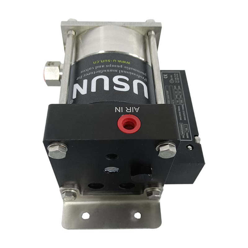 High quality USUN Model:M-S Mini small portable air driven liquid pressure testing pump for liquid pressurization 