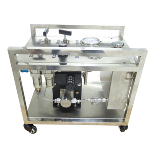 USUN Model:WS-AT Stainless Steel Complete Air Driven High Pressure Hydro Testing Pump System