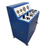 USUN Model:US-AT130 130：1 Maximum 100 MPA high flow dual air hydraulic pump system with blue cabinet and valves and fittings 