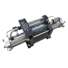 USUN Model:GBT15/40-OL 160mm driven double stage pneumatic operated oxygen gas booster pump for scuba diving use for save more gases 
