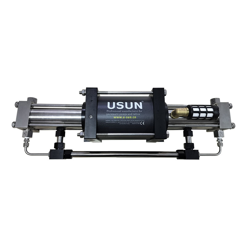 USUN Model:SBT 15/40-OL 125MM driven double stage small size Pneumatic operated Oxygen gas pressure transfer pump for diving application 