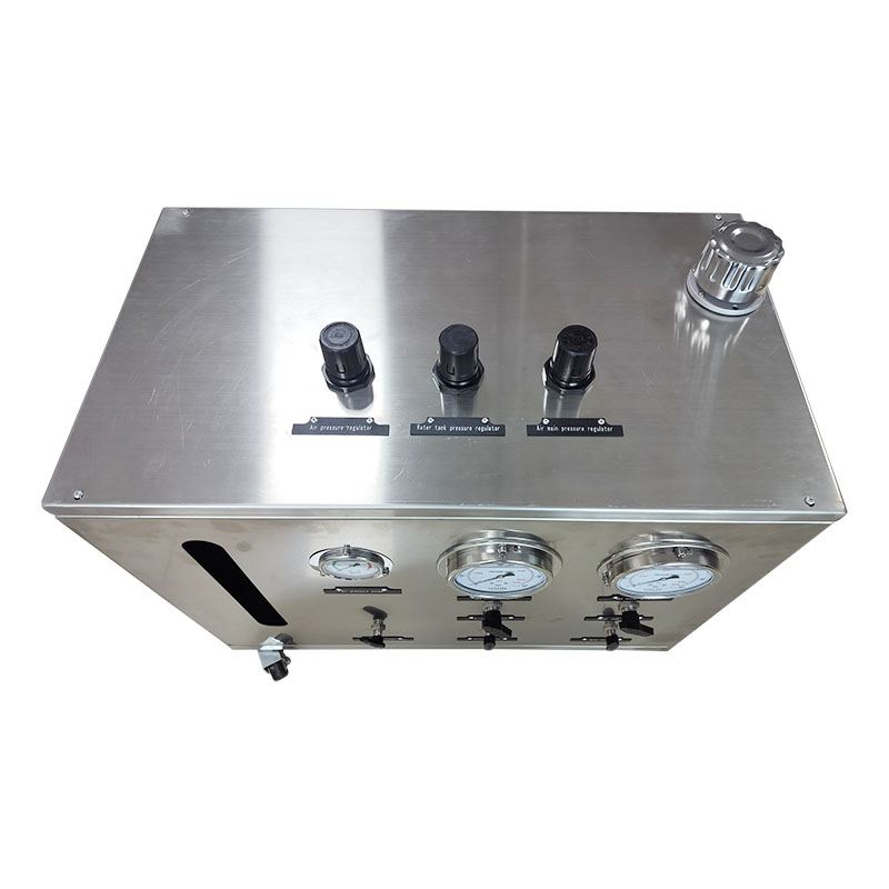  USUN Model:US-MS-H-C Customized Closed cabinet Stainless steel frame Mini air driven liquid pump system with manual handle 