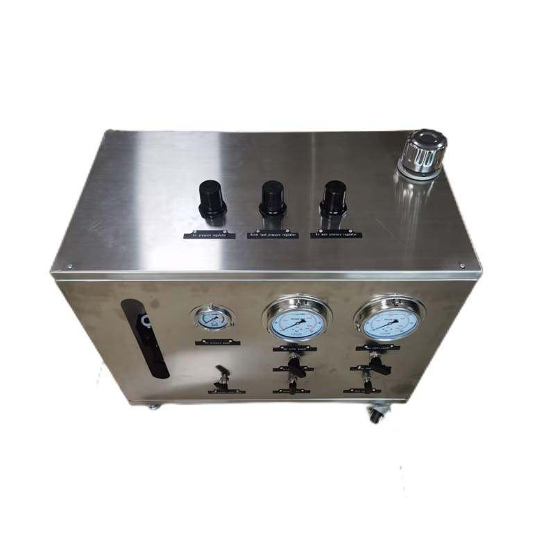  USUN Model:US-MS-H-C Customized Closed cabinet Stainless steel frame Mini air driven liquid pump system with manual handle 