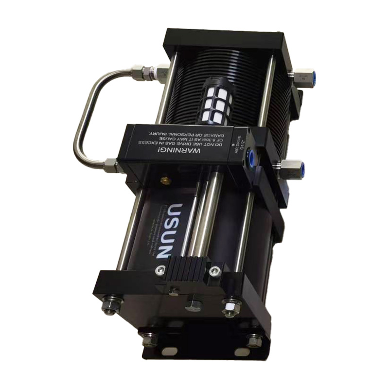 USUN Model:ZB1.5-2 160MM Driven Max 1.2 MPA Double Stage Pneumatic Driven Refrigerant Recovery Transferring Pump for R22 Refilling