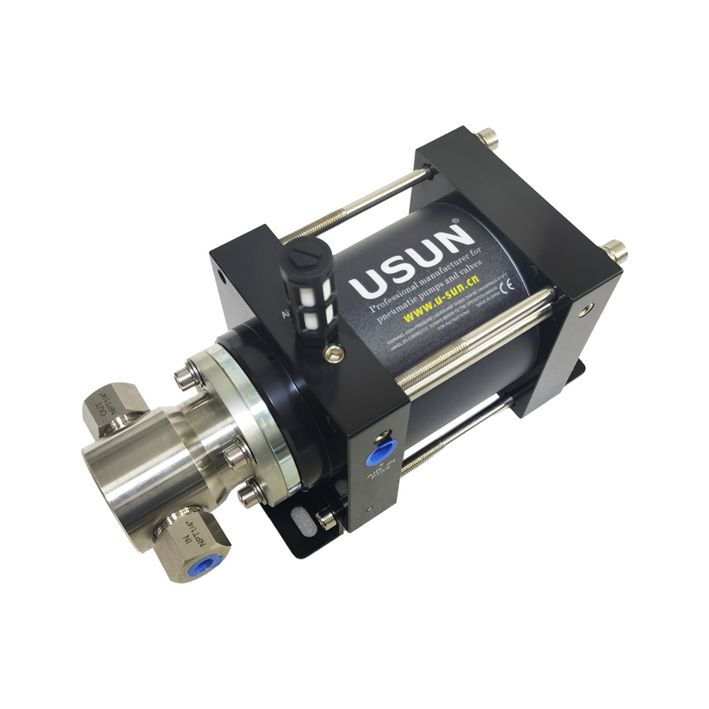 New Design USUN Model:WS-XH130/WS-XH156 Air Driven High Pressure Hydraulic Pump System for Hose Or Valve Testing
