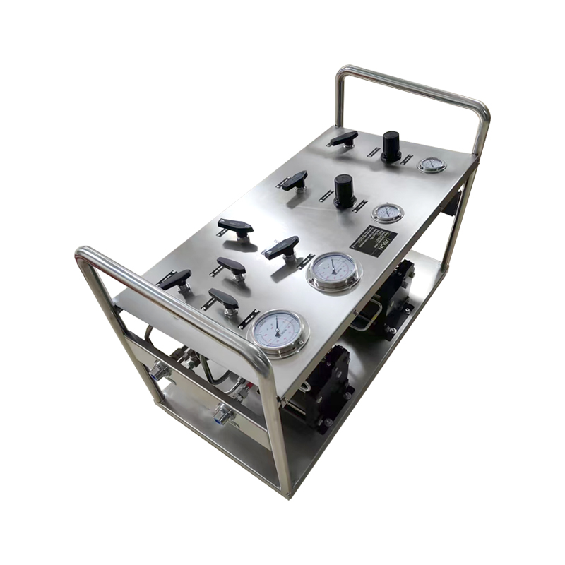 USUN Model:US-GB02T-2 Dual Air Driven Gas Booster Pump System with Two Pumps inside of Cabinet 