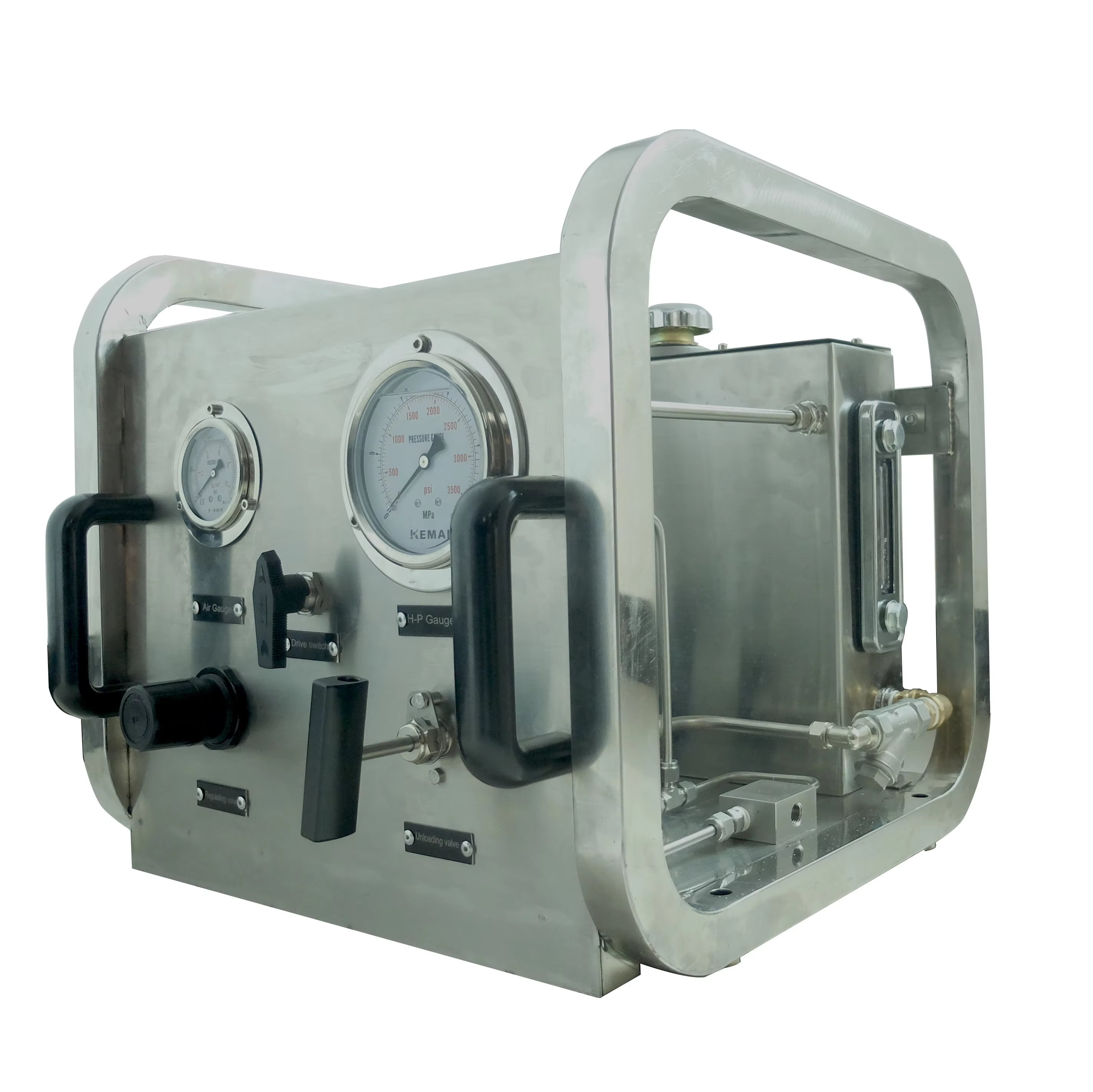 USUN Model:US- M Mini portable air driven hydraulic pump system for hose or tubes pressure testing 