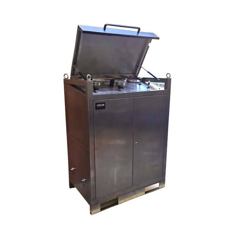 USUN Model:US-2AGBD60/2AGBD150- C Closed Stainless Steel Cabinet High Pressure Dual Air Driven Nitrogen Gas Booster System