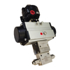 USUN Model:20BV-MF6A High Pressure 20K PSI Stainless Steel 316 Pneumatic Control Ball Valve with MF6 Ports