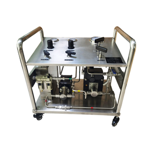 New Design USUN Model:WS-XH10/AH130 High And Low Pressure Double Air Driven Liquid Or Hydraulic Pump System for valve or vessel pressure testing