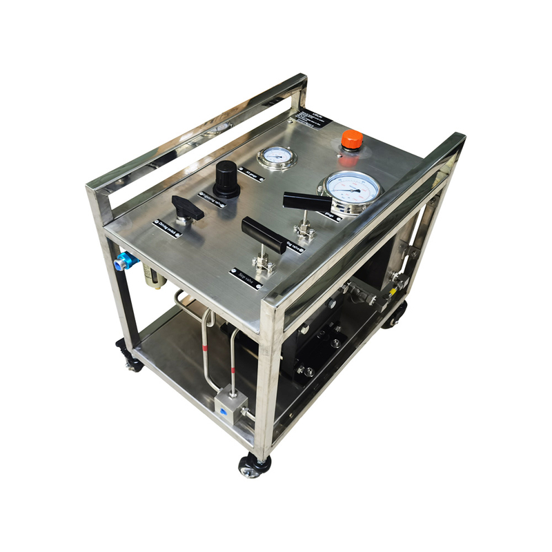 USUN Model:WS-AH Middle Size 160MM Driven ,single Head Air Driven Hydraulic Test Pump Unit for Hose /pipes And Tubes Testing 